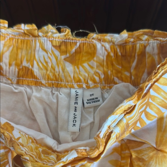 Janie and Jack Yellow Floral Kids Matching Set - Picture 6 of 7